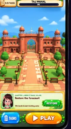 Red Fort world inside Jolly Friends