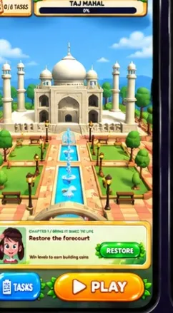 Taj Mahal world inside Jolly Friends